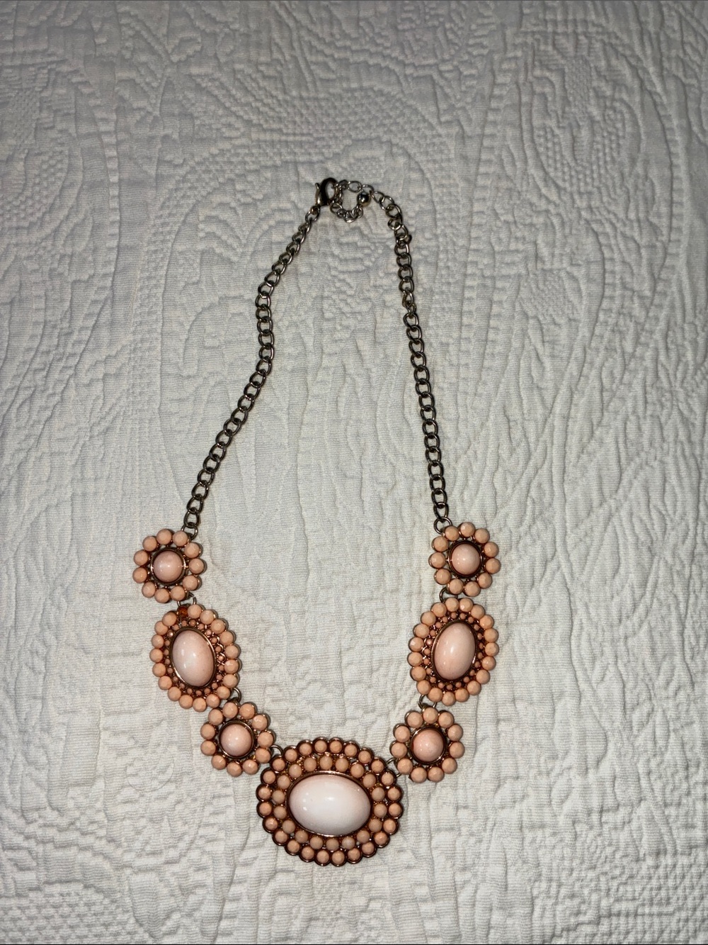 Classic Peach Statement Necklace - Women Jewelry